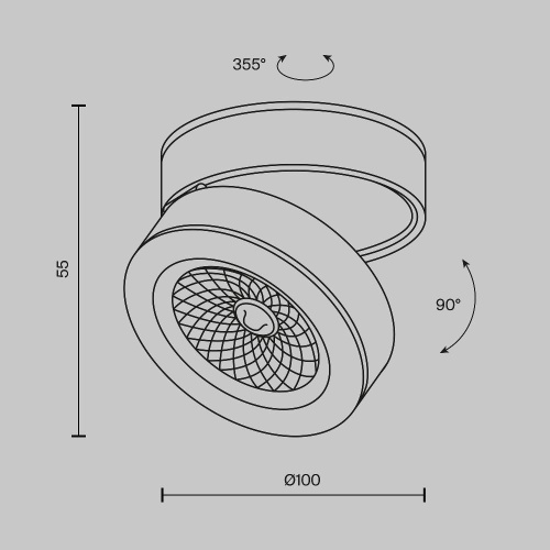 Потолочный светильник Technical C022CL-12W3K-W-1 Потолочный светильник Technical C022CL-12W3K-W-1