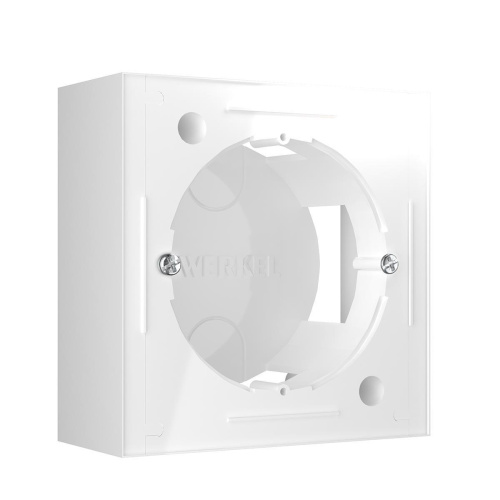 Коробка для накладного монтажа Werkel белый W8000001 4690389170829 Коробка для накладного монтажа Werkel белый W8000001 4690389170829