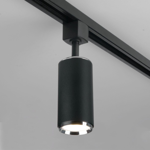 Трековый светильник Elektrostandard Svit GU10 черный/хром MRL 1013 a048166 Трековый светильник Elektrostandard Svit GU10 черный/хром MRL 1013 a048166