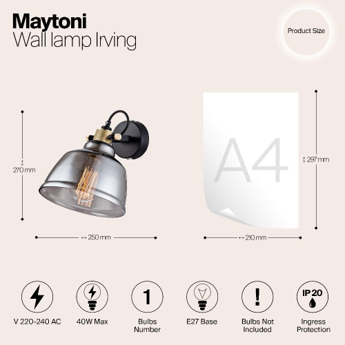 Спот Maytoni Irving T163-01-C Спот Maytoni Irving T163-01-C