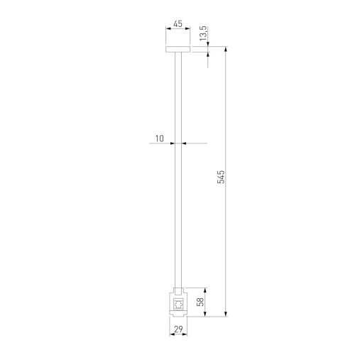 Декоративная стойка Elektrostandard Esthetic Magnetic 85149/00 a065445 Декоративная стойка Elektrostandard Esthetic Magnetic 85149/00 a065445