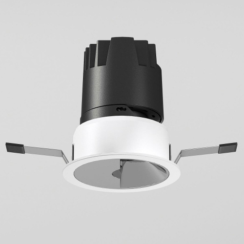 Встраиваемый светодиодный светильник Elektrostandard Inline 25090/LED 10W 3000K белый/хром a064612 Встраиваемый светодиодный светильник Elektrostandard Inline 25090/LED 10W 3000K белый/хром a064612