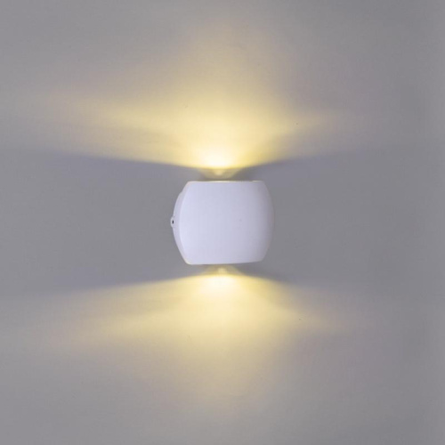 Уличный настенный светильник Reluce 86008-9.2-002TLB LED2*3W WT