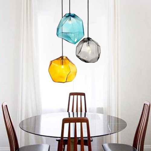 Подвесной Светильник Color Ice Cube Pendant Jevio 1 Янтарный By Imperiumloft Подвесной Светильник Color Ice Cube Pendant Jevio 1 Янтарный By Imperiumloft