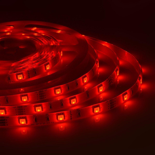 Светодиодная влагозащищенная лента OGM 7,2W/m 30LED/m 5050SMD разноцветная 5M LSE-041 Светодиодная влагозащищенная лента OGM 7,2W/m 30LED/m 5050SMD разноцветная 5M LSE-041