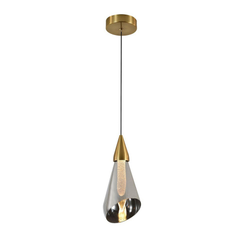 Подвесной светодиодный светильник Indigo Riflesso 11049/1P Gold V000108L Подвесной светодиодный светильник Indigo Riflesso 11049/1P Gold V000108L