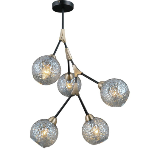 Подвесная люстра Illumico IL0263-5PSQ-79 BK AB Подвесная люстра Illumico IL0263-5PSQ-79 BK AB