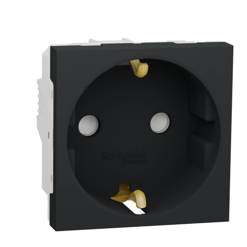 Розетка Schneider Electric Unica New Modular с/з со шторками 16A 250V NU303754 Розетка Schneider Electric Unica New Modular с/з со шторками 16A 250V NU303754