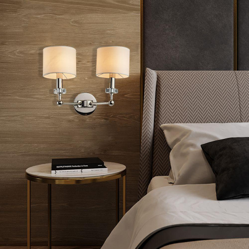 Бра Lumien Hall Саленто LH1049/2W-NK-WT Бра Lumien Hall Саленто LH1049/2W-NK-WT