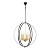 Подвесная люстра iLamp Element 9977-800 GoldBlack