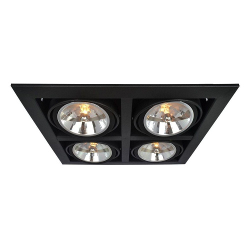 Встраиваемый светильник Arte Lamp Cardani A5935PL-4BK Встраиваемый светильник Arte Lamp Cardani A5935PL-4BK