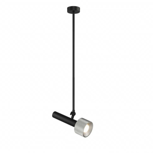 Подвесной светильник iLedex Delta 2361-1 BK+SL Подвесной светильник iLedex Delta 2361-1 BK+SL