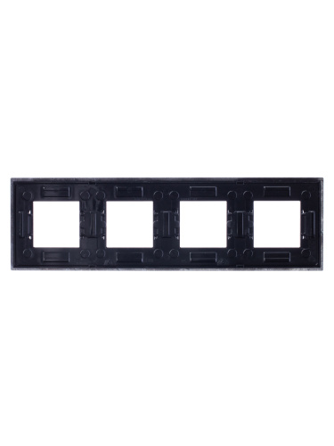 Рамка 4-постовая ABB Zenit сланец 2CLA227400N2201 Рамка 4-постовая ABB Zenit сланец 2CLA227400N2201