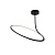 Подвесной светодиодный светильник Italline IT013-6025 black 3000K