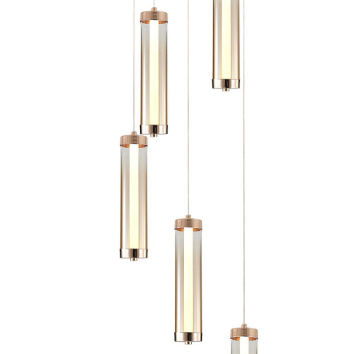 Подвесная светодиодная люстра Indigo Rilucente 11061/5P Gold V000151L Подвесная светодиодная люстра Indigo Rilucente 11061/5P Gold V000151L