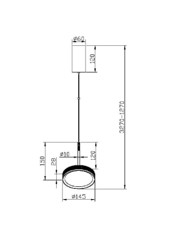Подвесной светильник Maytoni MOD041PL-L15WG3K