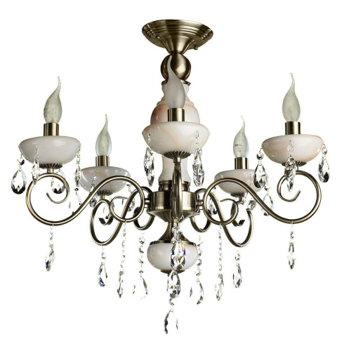 Потолочная люстра Arte Lamp Onyx Red A9591PL-5AB Потолочная люстра Arte Lamp Onyx Red A9591PL-5AB