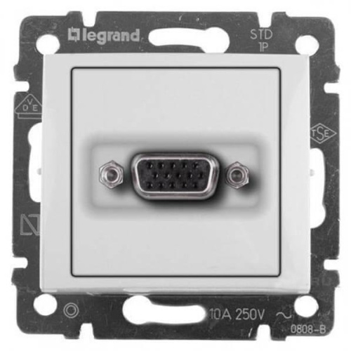 Розетка HD15 Legrand Valena белая 770083 Розетка HD15 Legrand Valena белая 770083