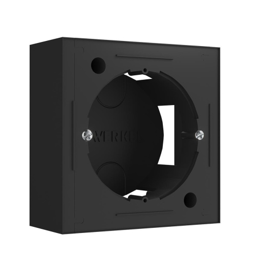 Коробка для накладного монтажа Werkel черный W8000008 4690389170850 Коробка для накладного монтажа Werkel черный W8000008 4690389170850