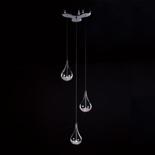 Подвесная люстра Zumaline Perle P0226-03B-F4RK Подвесная люстра Zumaline Perle P0226-03B-F4RK