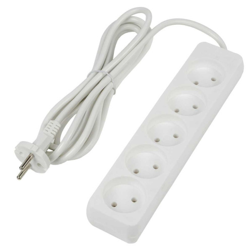 Удлинитель Uniel Ultra 5гн х 3м б/з S-CU5-3 White UL-00009990 Удлинитель Uniel Ultra 5гн х 3м б/з S-CU5-3 White UL-00009990
