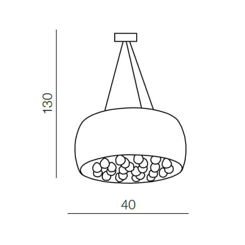 Подвесная люстра Azzardo Quince 40 AZ0701 Подвесная люстра Azzardo Quince 40 AZ0701