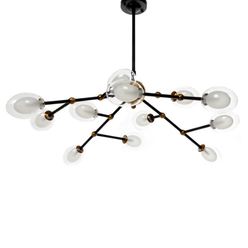 Подвесная люстра Lumina Deco Crocus LDP 7002-12 BK+MD Подвесная люстра Lumina Deco Crocus LDP 7002-12 BK+MD