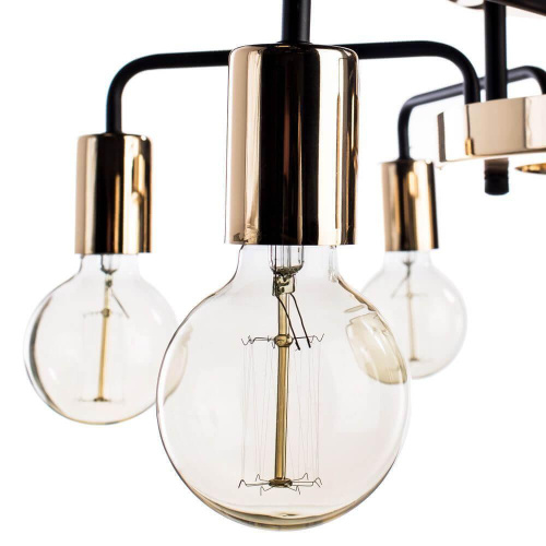 Потолочная люстра Arte Lamp Gelo A6001PL-7BK Потолочная люстра Arte Lamp Gelo A6001PL-7BK