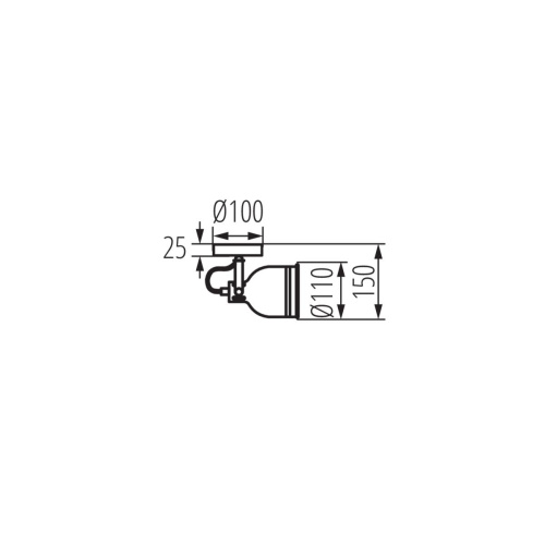 Спот Kanlux DERATO EL-1O B-SR 35640 Спот Kanlux DERATO EL-1O B-SR 35640