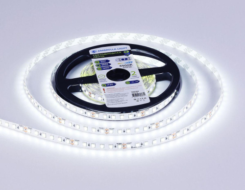 Светодиодная лента Ambrella Light 10W/m 120LED/m 2835SMD холодный белый 5M GS3103 Светодиодная лента Ambrella Light 10W/m 120LED/m 2835SMD холодный белый 5M GS3103