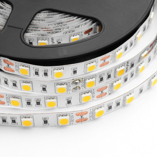 Светодиодная лента Apeyron 14,4W/m 60LED/m 5050SMD дневной белый 5M 00-129 Светодиодная лента Apeyron 14,4W/m 60LED/m 5050SMD дневной белый 5M 00-129