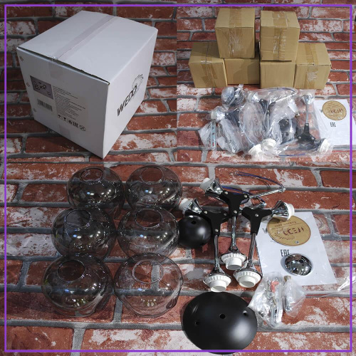 Потолочная люстра Seven Fires Mouzes SF3328/6C-BK-CR-SMK Потолочная люстра Seven Fires Mouzes SF3328/6C-BK-CR-SMK