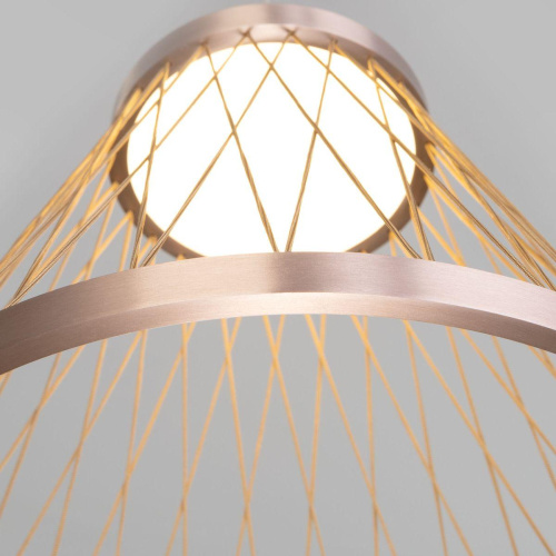 Подвесной светодиодный светильник Eurosvet Cesta 40016/1 LED коричневый Подвесной светодиодный светильник Eurosvet Cesta 40016/1 LED коричневый