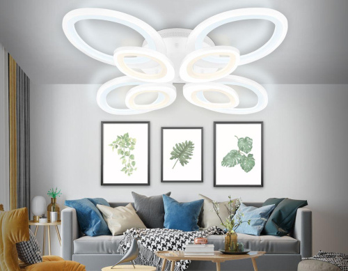 Потолочная светодиодная люстра Ambrella light Acrylica Original FA4493 Потолочная светодиодная люстра Ambrella light Acrylica Original FA4493