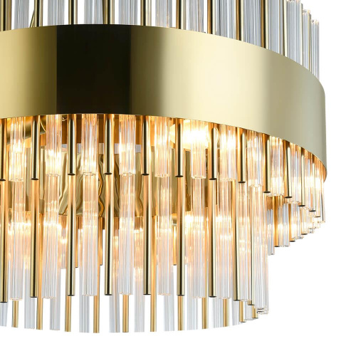 Подвесная люстра Lumien Hall Флоридия LH3054/12P-GDCG Подвесная люстра Lumien Hall Флоридия LH3054/12P-GDCG