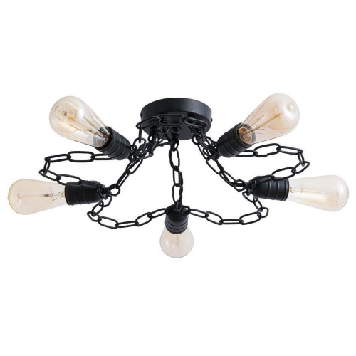 Потолочная люстра Arte Lamp A9344PL-5BK Потолочная люстра Arte Lamp A9344PL-5BK
