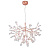 Подвесной светильник Crystal Lux Evita SP63 Copper/Transparent