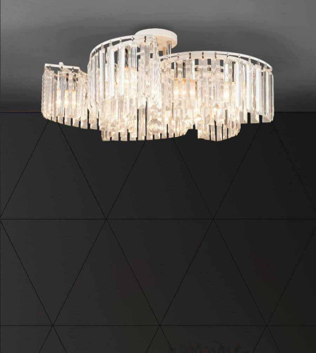 Потолочная люстра Seven Fires Iveya WD3549/10C-WT-CR-CL Потолочная люстра Seven Fires Iveya WD3549/10C-WT-CR-CL