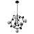 Подвесная люстра Crystal Lux Salvadore SP8V Black Chromium