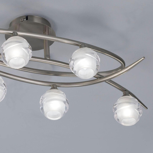 Потолочная люстра Mantra Loop Satin Nickel 1812 Потолочная люстра Mantra Loop Satin Nickel 1812