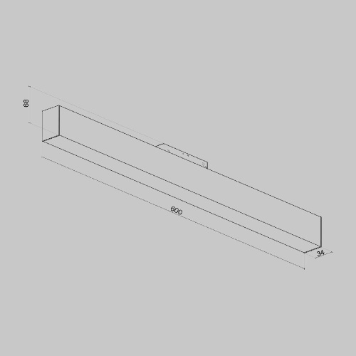 Трековый светодиодный светильник для магнитного шинопровода Maytoni Track lamps TR012-2-20W3K-B Трековый светодиодный светильник для магнитного шинопровода Maytoni Track lamps TR012-2-20W3K-B