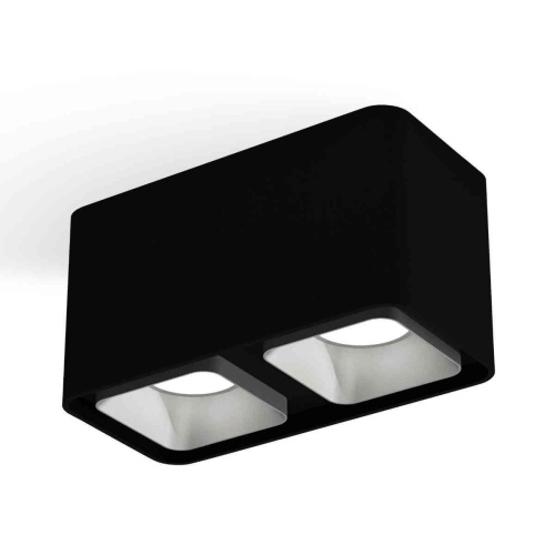 Комплект накладного светильника Ambrella light Techno Spot XS7851003 SBK/SSL черный песок/серебро песок (C7851, N7703) Комплект накладного светильника Ambrella light Techno Spot XS7851003 SBK/SSL черный песок/серебро песок (C7851, N7703)