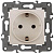 Розетка ЭРА Elegance 2P E Schuko со шторками 16A 250V 14-2102-02 Б0034273