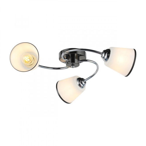 Потолочная люстра IMEX MD.0086-3-S-CR+PBK Потолочная люстра IMEX MD.0086-3-S-CR+PBK
