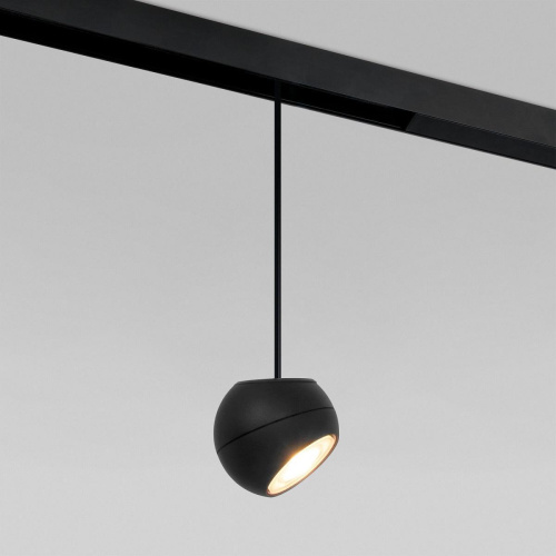 Подвесной трековый светодиодный светильник Elektrostandard Slim Magnetic Lars 12W 4200K 85033/01 черный a062130 Подвесной трековый светодиодный светильник Elektrostandard Slim Magnetic Lars 12W 4200K 85033/01 черный a062130