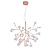 Подвесной светильник Crystal Lux Evita SP36 Copper/Transparent