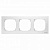 Рамка 3-постовая ABB Sky альпийский белый 2CLA857300A1101