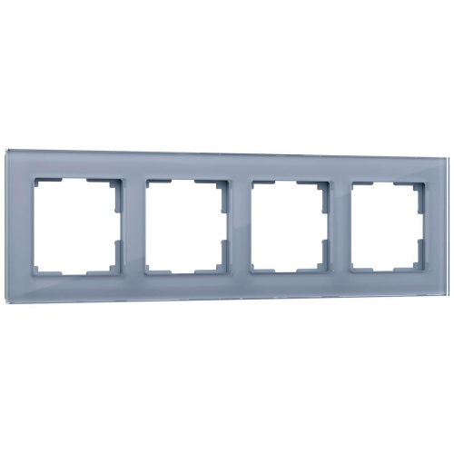 Рамка Werkel Favorit на 4 поста серый WL01-Frame-04 4690389061288 Рамка Werkel Favorit на 4 поста серый WL01-Frame-04 4690389061288
