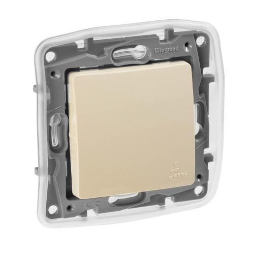 Переключатель одноклавишный Legrand Etika 10A 250V слоновая кость 672300 Переключатель одноклавишный Legrand Etika 10A 250V слоновая кость 672300
