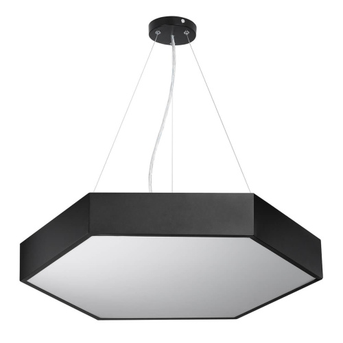 Подвесной светодиодный cветильник Geometria ЭРА Hexagon SPO-121-B-40K-038 38Вт 4000К черный Б0050551 Подвесной светодиодный cветильник Geometria ЭРА Hexagon SPO-121-B-40K-038 38Вт 4000К черный Б0050551
